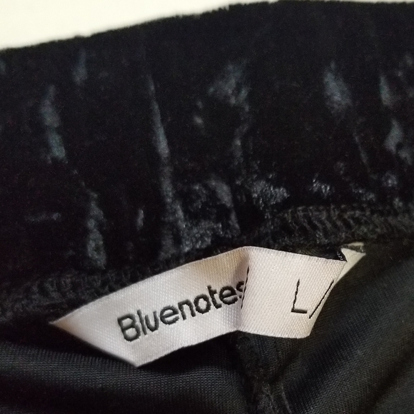 Bluenotes Capri Leggings Velvet Material  Women Size Large (but more like Med.) - Picture 2 of 4